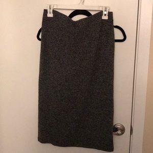 Grey cotton skirt